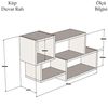 cumpără Raft decorativ Hanah Home Afro White Walnut în Chișinău 
