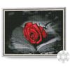 купить Картина по номерам Art Gallery QB204083 Mozaic cu diamante patrate 40x50cm Trandafir rosu pe carte в Кишинёве 