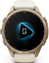 cumpără Ceas inteligent Garmin Fenix 9 Pro, 43mm, inReach, Gld,Crm/FrGy bd (010-04335-21) în Chișinău 