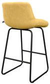купить Барный стул Deco Nicole CFS Hoker LB SORO-40+Black Leg Yellow в Кишинёве 