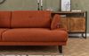 купить Диван Trendy Mustang Portocaliu 99x83x239cm, extensibila (3 locuri) в Кишинёве 