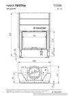 Каминная топка HOXTER HAKA 78/57hа