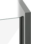 cumpără Paravan de duș Ravak Shower door Cool! 110x195 Black transparent COSD2-110 (X0VVDC300Z1) în Chișinău 