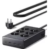 cumpără Filtru electric Ugreen 75141 20W 6-Outlet Power Strip | S622, Black în Chișinău 