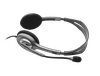 купить Logitech Stereo Headset H111, Headset: 20Hz-20kHz, Microphone: 100Hz-16kHz, 1.8m cable, 1 x mini-jack 3.5mm, 981-000593 (casti cu microfon/наушники с микрофоном) в Кишинёве 
