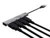 купить USB Hub Trust HALYX 4-PORT Mini USB HUB, silver в Кишинёве 