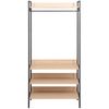купить Вешалка для одежды Deco Portant Haine Capitol 4 nivele 840x400xH1800 Stejar M37/Black в Кишинёве 