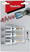 купить Набор головок, бит, насадок Makita B-42999 Set 3 bit tija filetata hex 1/4 M6,8,10, 66mm в Кишинёве 