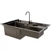 купить Мойка кухонная ArtFlame LOARA (HM 7848) Black в Кишинёве 