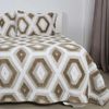 купить Домашний текстиль Relaxe Home 024555 Cuvertura TEP BOHO 220x240cm + 2 Fete de perne 50x70cm, Beige в Кишинёве 