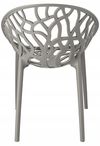 купить Стул Jumi CM-102262 Scaun terasa ALBERO din plastic, Gri в Кишинёве 