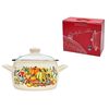 cumpără Cratiță Metalac 57034 Cratita emailata Bostan 18cm, 3.3L, capac din sticla în Chișinău 