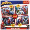 cumpără Puzzle Trefl 34384 Puzzles - 4in1 - The heroic Spider-Man / Disney Marvel Spiderman în Chișinău 