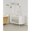 купить Кроватка Ingvart 45884512009 Boho, slim, Alb 70x134cm в Кишинёве 