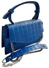 Geanta Croco Mini Dark Blue 