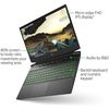 cumpără Laptop 16.1" HP Pavilion 16-A0032 GAMING, Shadow Black, Intel Core i5-10300H 2.5-4.5GHz/8GB DDR4/512GB SSD PCIe NVMe/nVidia GTX1660Ti 6GB GDDR6/WiFi 802.11ac/BT/WebHD/Backlit keyboard/16.1" FHD 144Hz IPS Anti-glare micro-edge WLED-backlit (1920x1080)/Windows10 în Chișinău 