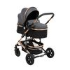 Stroller Kikka Boo 3 iin 1 Amaia Black DarkGrey 