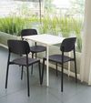 купить Стул Jumi CM-275164 Scaun terasa LARA din plastic, Negru в Кишинёве 