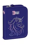 купить Школьный пенал St.RIGHT 57802 Penar 1zip, 20.5x14x3.5cm, Unicorn Glow, textil в Кишинёве 