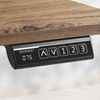 купить Офисный стол Sense7 Nojo Light 140x70 Dark Brown в Кишинёве 