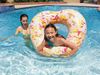 Cerc gonflabil Donut în forma de inimă, 104x99x25 cm, pînă la 80 kg, 9+ 56253