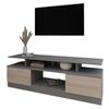 cumpără Comodă TV Smartex (16515) Т9 140cm TV Grafit+Stejar Deschis în Chișinău 