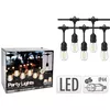 cumpără Ghirlandă Promstore 36695 Ghirlanda de exterior Party Lights 20 LED alb cald, 12.5 m, negru în Chișinău 