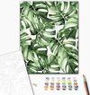 купить Картина по номерам BrushMe BS53697 40x50 cm (în cutie) Monstera exotică в Кишинёве 