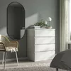 купить Комод Ikea Malm 4 sertare 80x100 (Alb) в Кишинёве 