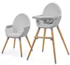 cumpără Scaun de masă KinderKraft Fini 2 GREYKHFINI02GRY0000 grey în Chișinău 
