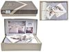 купить Домашний текстиль Promstore 57065.3 Lenjerie de pat 2pers NewHome Pike L.Grey cu broderie в Кишинёве 