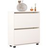 купить Полка для обуви Mobildor-Lux Leo 70x27x86H cm White в Кишинёве 