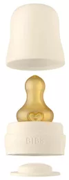купить Поильник BIBS 5014216 Biberon din sticla anticolici Ivory cu tetina din latex 0+ luni, 225 ml в Кишинёве 