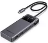 cumpără Adaptor de rețea USB Ugreen 35998 6 in 1 USB-C To 4K@60Hz HDMI+2xUSB-A 3.2+2xType-C+1xType-C 10 Gbps Series Uno, Grey în Chișinău 