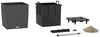 купить Цветочный горшок Lechuza Cube Cottage 30, Graphite Black в Кишинёве 