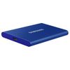 .500GB (USB3.2/Type-C) Samsung Portable SSD T7 , Blue (85x57x8mm, 58g, R/W:1050/1000MB/s) 