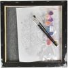 cumpără Tablou pe numere Strateg 58074 Testoasa in culori neon 40x40cm (fundal negru) în Chișinău 
