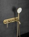 cumpără Baterie pentru cadă Gappo G3306-3 Satin Gold, incorporabil în Chișinău 