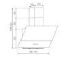 купить Вытяжка Tornado Cappa 850(60) BL LED в Кишинёве 
