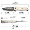 купить Нож походный Civivi C23053-DS1 Incindie, G10, Button Lock в Кишинёве 