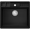 cumpără Chiuvetă bucătărie Primagran New York Multispace 60 Black + accesorii 580x530 MNAKC#N în Chișinău 