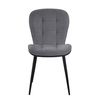 купить Стул Interdepo GIO, Dark Grey Velour в Кишинёве 