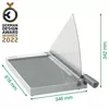 cumpără Ghilotina hârtie Leitz 90200000 Home Office Precision, A3, 10 coli, gri în Chișinău 