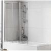 cumpără Cabină de duș New Trendy Paravan Trex 100x140x4mm P-0153 în Chișinău 