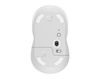 Wireless Mouse Logitech M650 Signature, Optical, 400-4000 dpi, 5 buttons, 1xAA, 2.4GHz/BT, White 