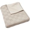 cumpără Lenjerie de pat pentru copii Jollein 517-522-68124 Paturica Box Knit Warm Sand/Velvet GOTS, 100x150cm în Chișinău 