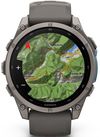 купить Смарт часы Garmin Fenix 9, 47mm, Bare Ti, Pebble Gray Band (010-04762-01) в Кишинёве 