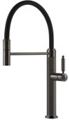 купить Смеситель кухонный Gessi 60634-707 Venti20 Black Metal Brushed PVD в Кишинёве 