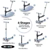 cumpără Trotinetă Micro MMD388 Trotineta 6in1 Mini Rock&Go Deluxe LED Ocean Slate în Chișinău 