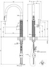 купить Смеситель кухонный Gessi 60932-720 Nickel PVD в Кишинёве 